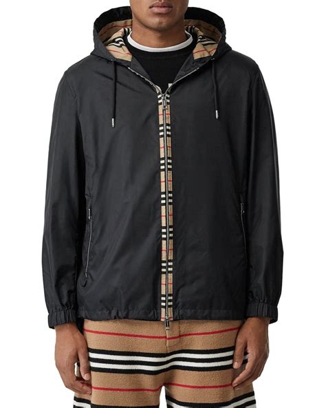 burberry windbreaker men|Burberry parka men's.